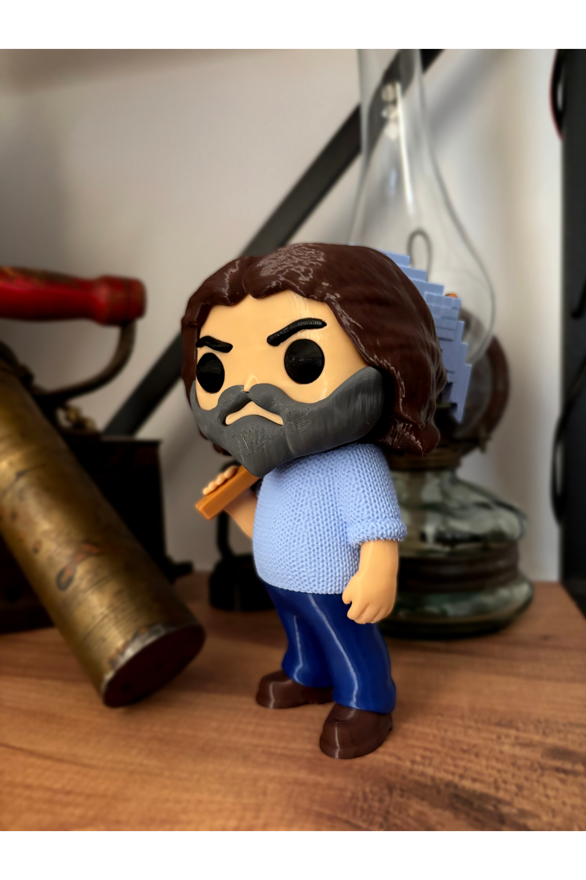 Blok Dünyasından İlhamla – Piksel Tarzı Kazmalı Figür